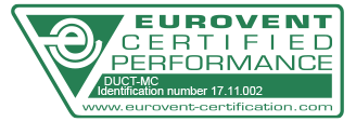 Eurovent-sertifikaatti Lindabin äänenvaimentimilla